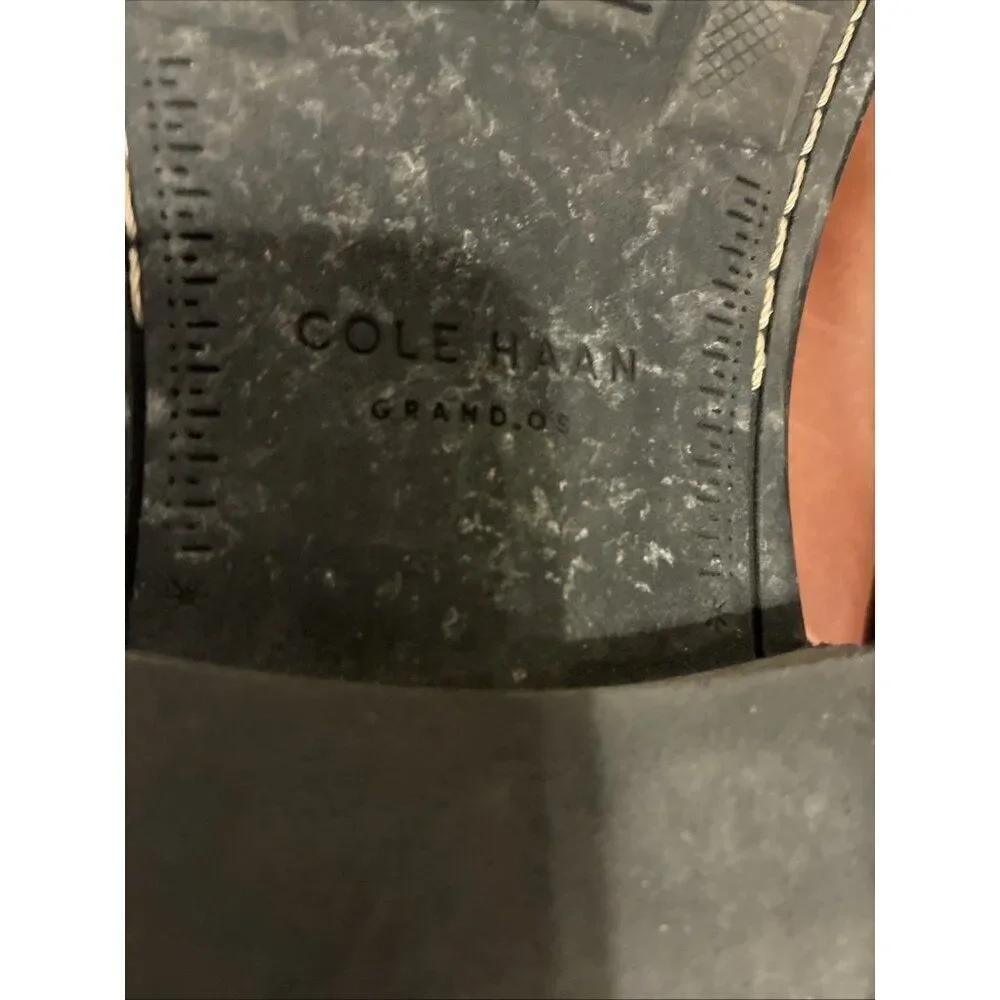 cole haan mens tan brown leather Oxfords Shoes 10.5